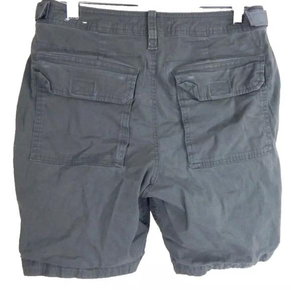 Abercrombie Gray Military Shorts 8" - Picture 3 of 3